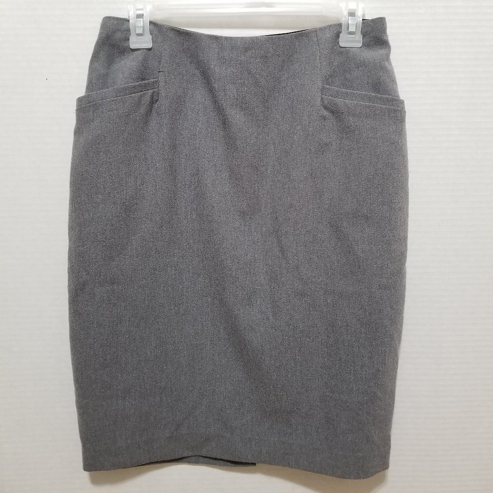 Michelle Stuart skirt 12 pencil straight 100% wool career work business VINTAGE